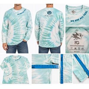FG San Jose Sharks Men's XL Tie Dye Long Sleeve "We Are All Teal" NHL Shirt